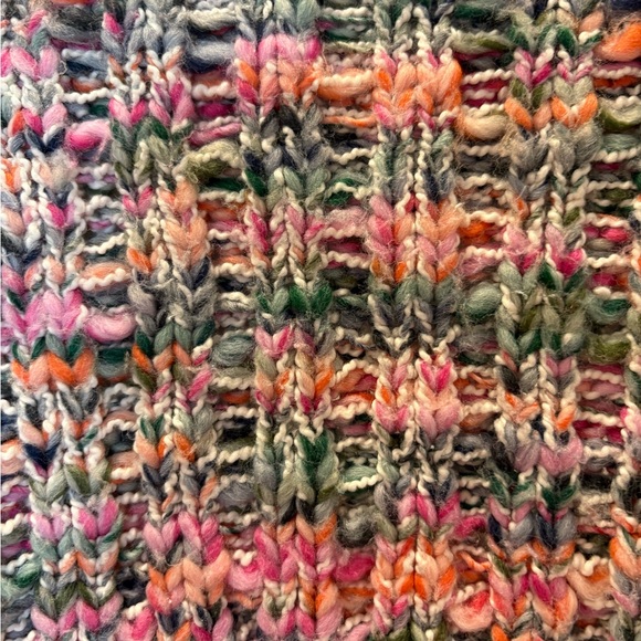 Free People Multicolor Cowl Neck Sweater - Picture 3 of 4